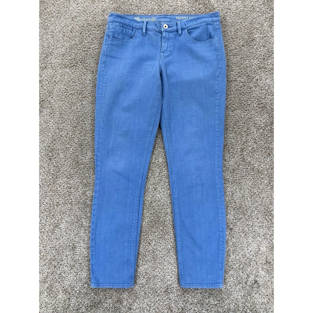 Madewell Jeans Womens 28 Blue The Skinny‎ Skinny Ankle French Blue Stretch Denim